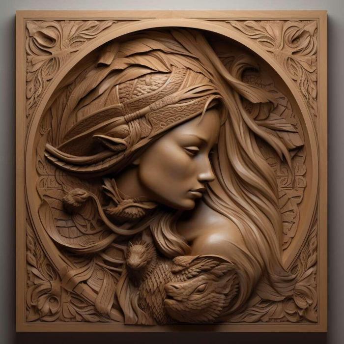 نموذج ثلاثي الأبعاد لآلة CNC 3D Art 